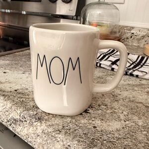 Rae Dunn Cream 'MOM' Mug